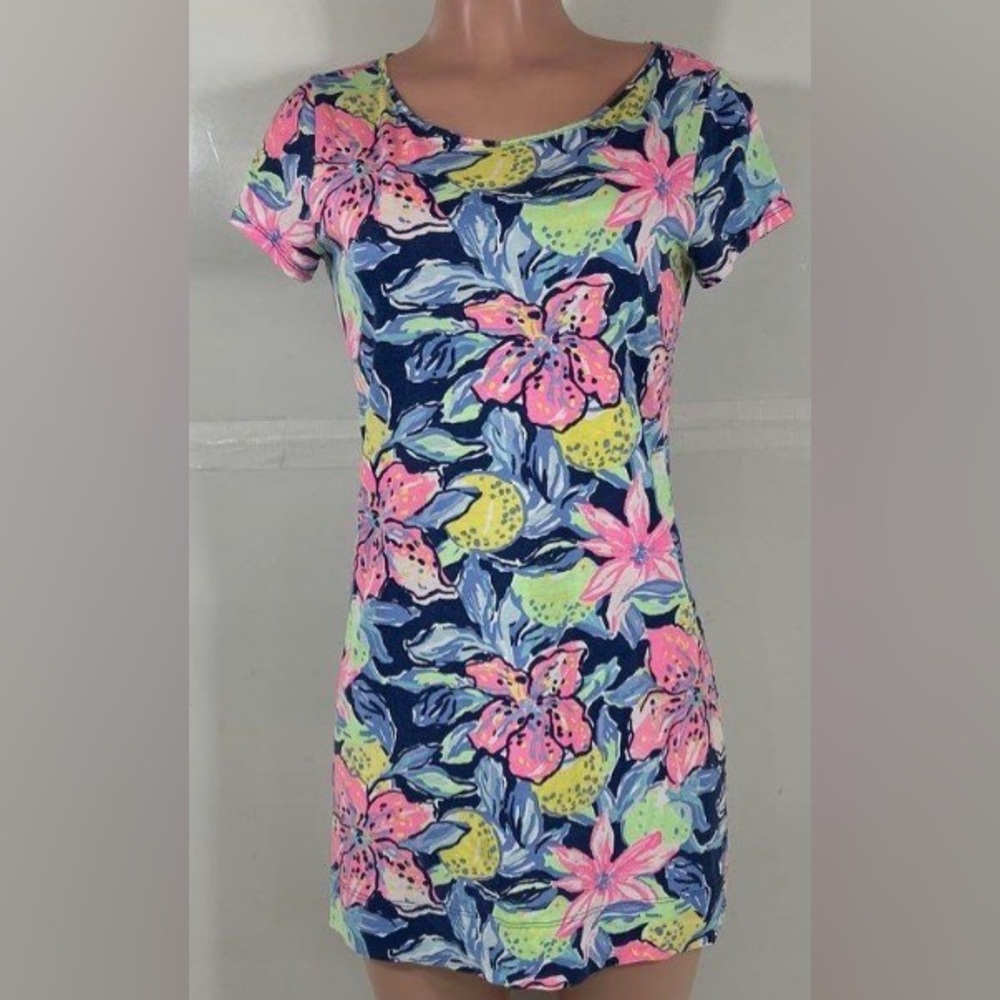 In stock!! Lilly Pulitzer Print Dress with Pink and Blue